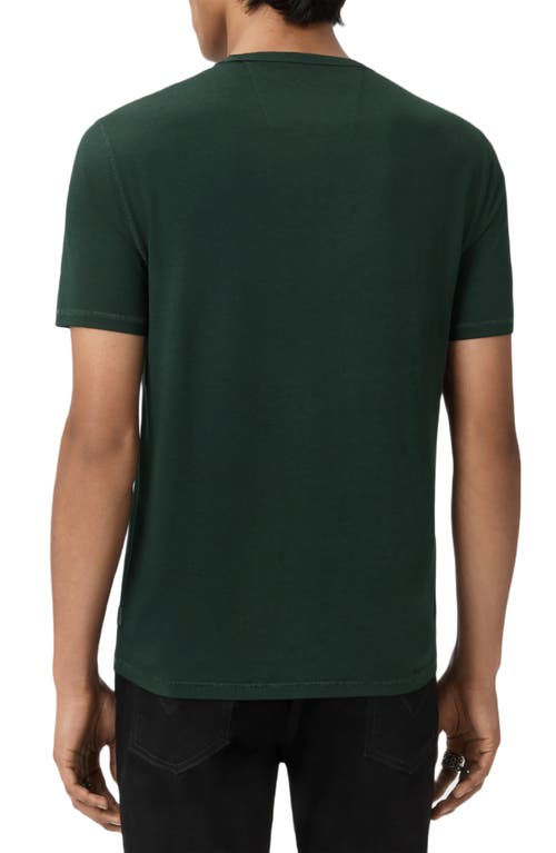 John Varvatos Bond Burnout Pocket T-shirt In Green