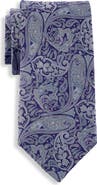 Oak Hill Premium by DXL Big & Tall Fancy Paisley Tie