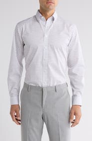 NORDSTROM RACK Lismore Windowpane Dress Shirt