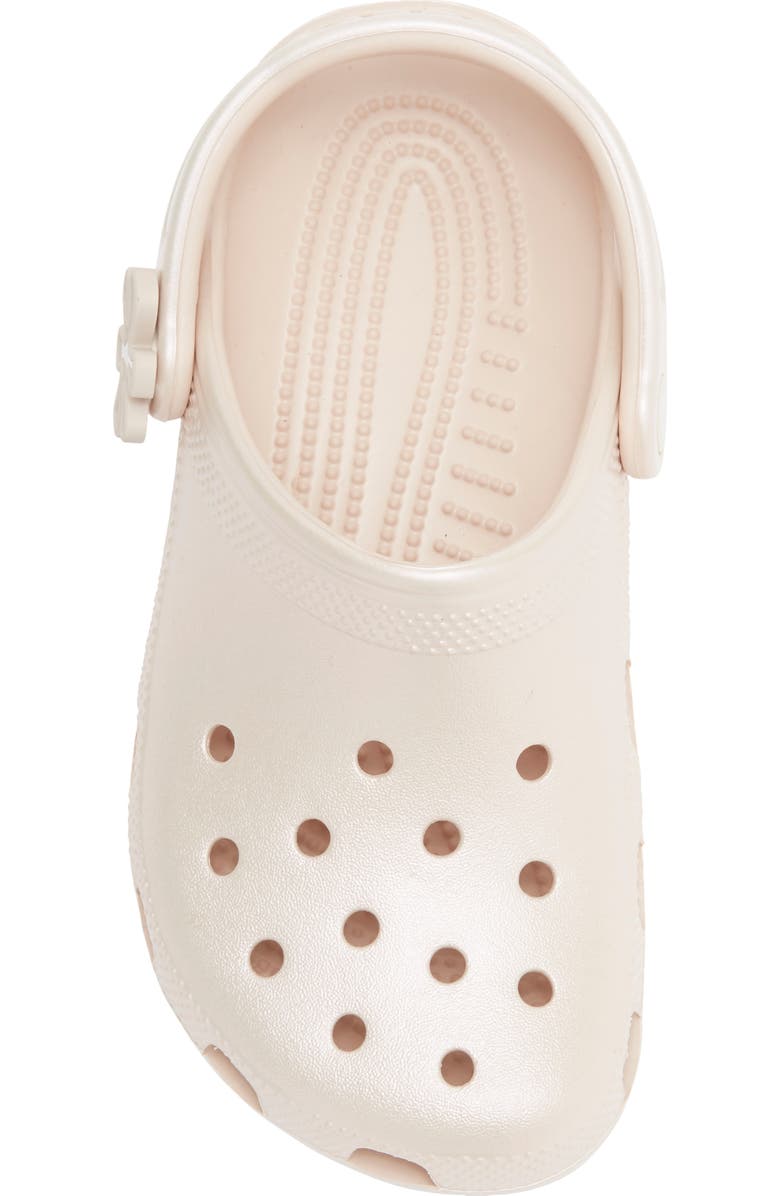 CROCS Kids' Classic Pearl Shine Clog, Alternate, color, Quartz