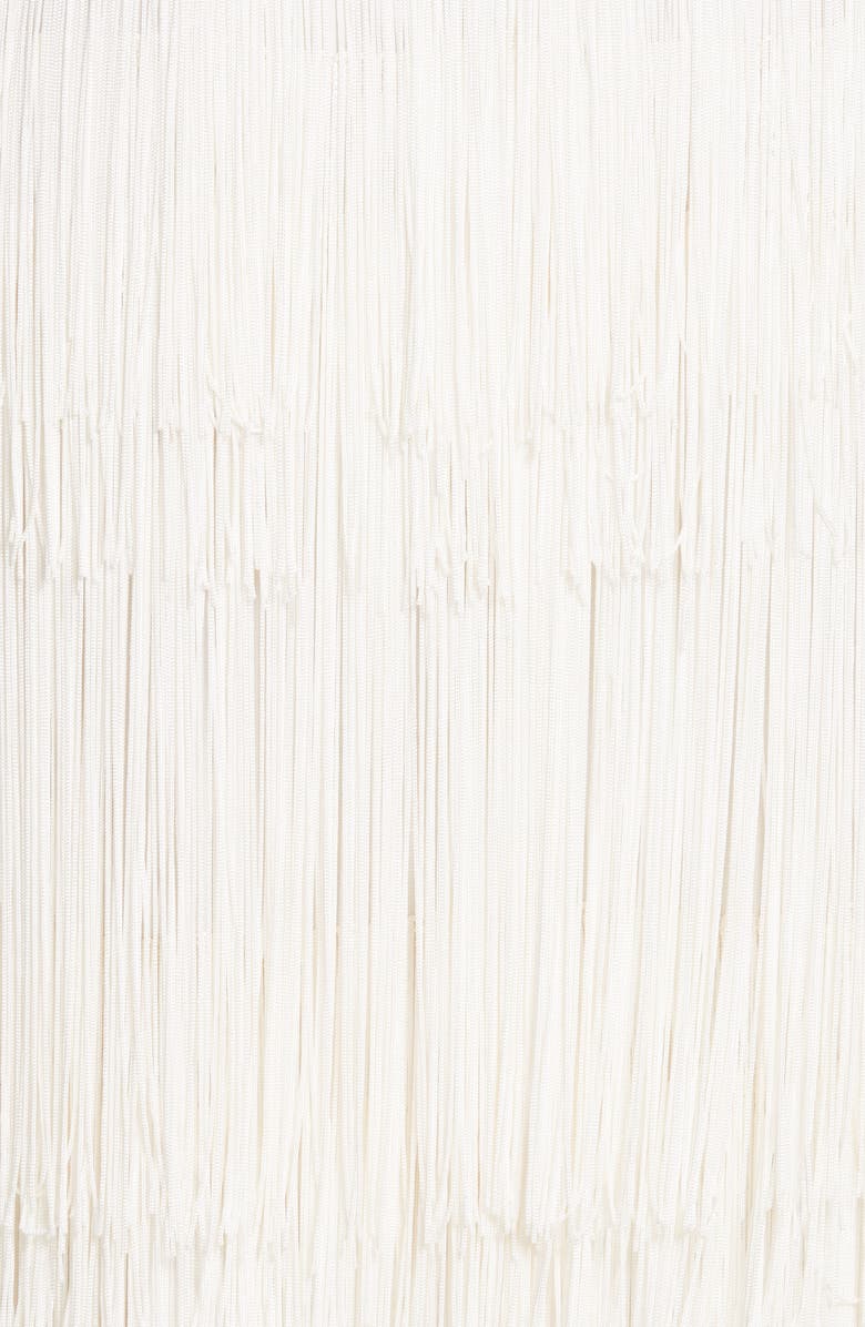 Rachel Comey Gyre Tiered Fringe Silk & Linen Skirt, Alternate, color, 