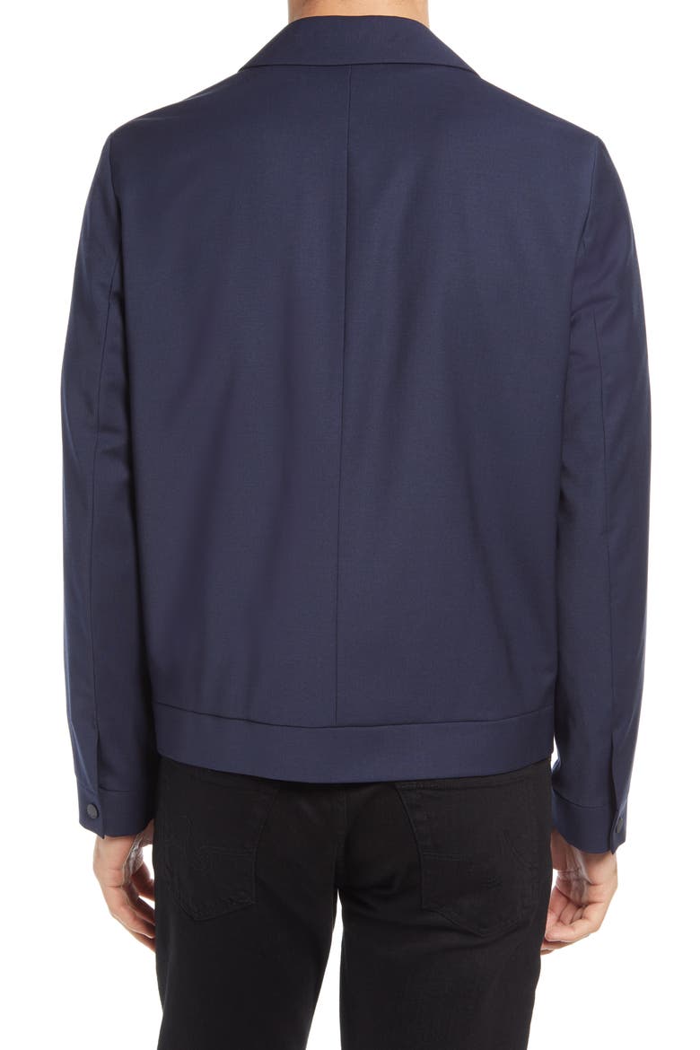 Jarid Stretch Wool Blend Jacket, Alternate, color, DARK BLUE