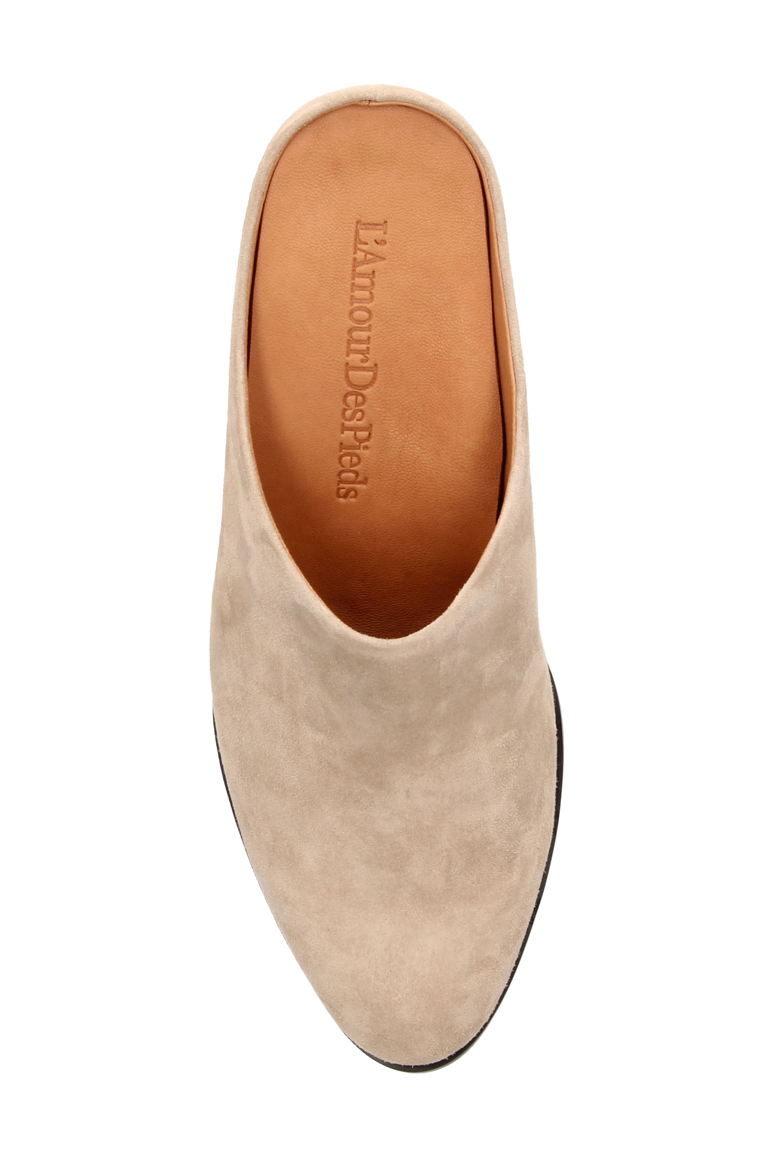 L'Amour des Pieds Jiya Mule, Alternate, color, Taupe