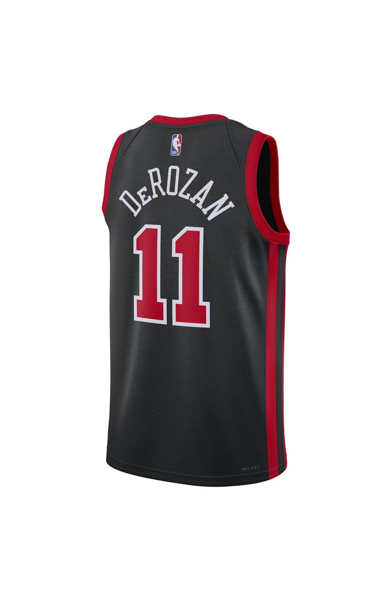 Nike Unisex Nike DeMar DeRozan Black Chicago Bulls 2023/24 Swingman Jersey - City Edition, Alternate, color, 