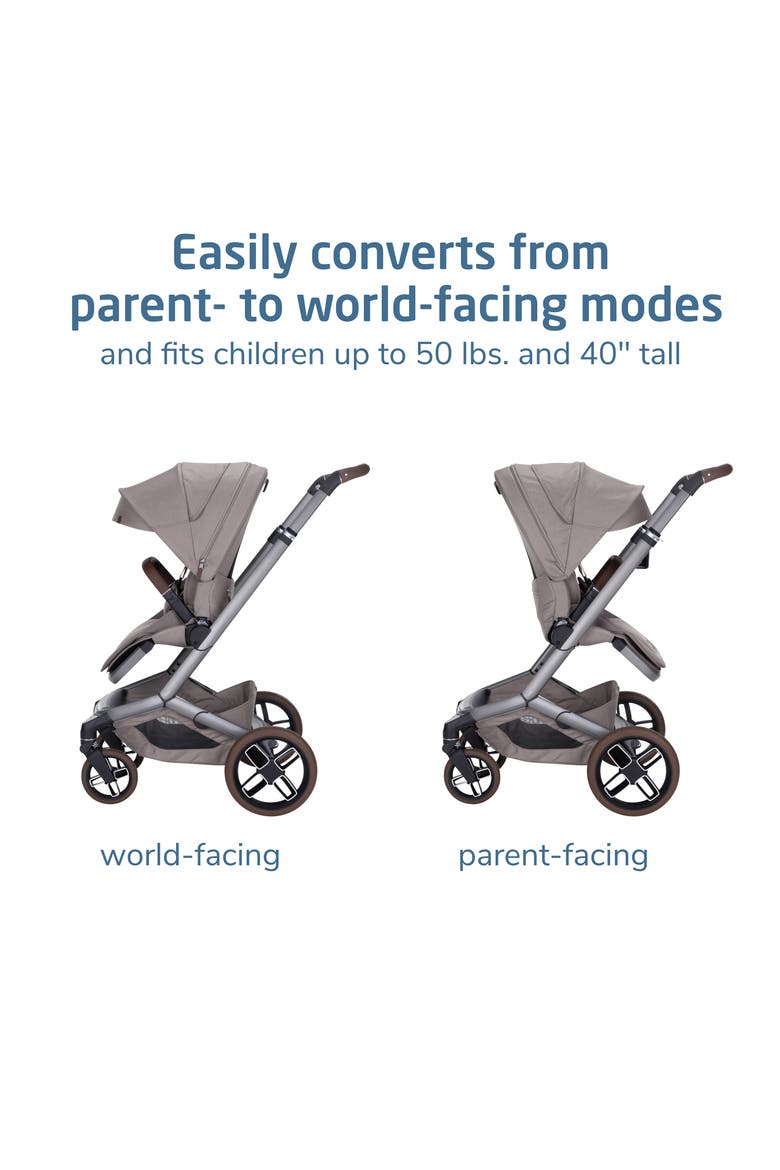 Fame™ Modular Stroller, Alternate, color, TWILLIC TRUFFLE
