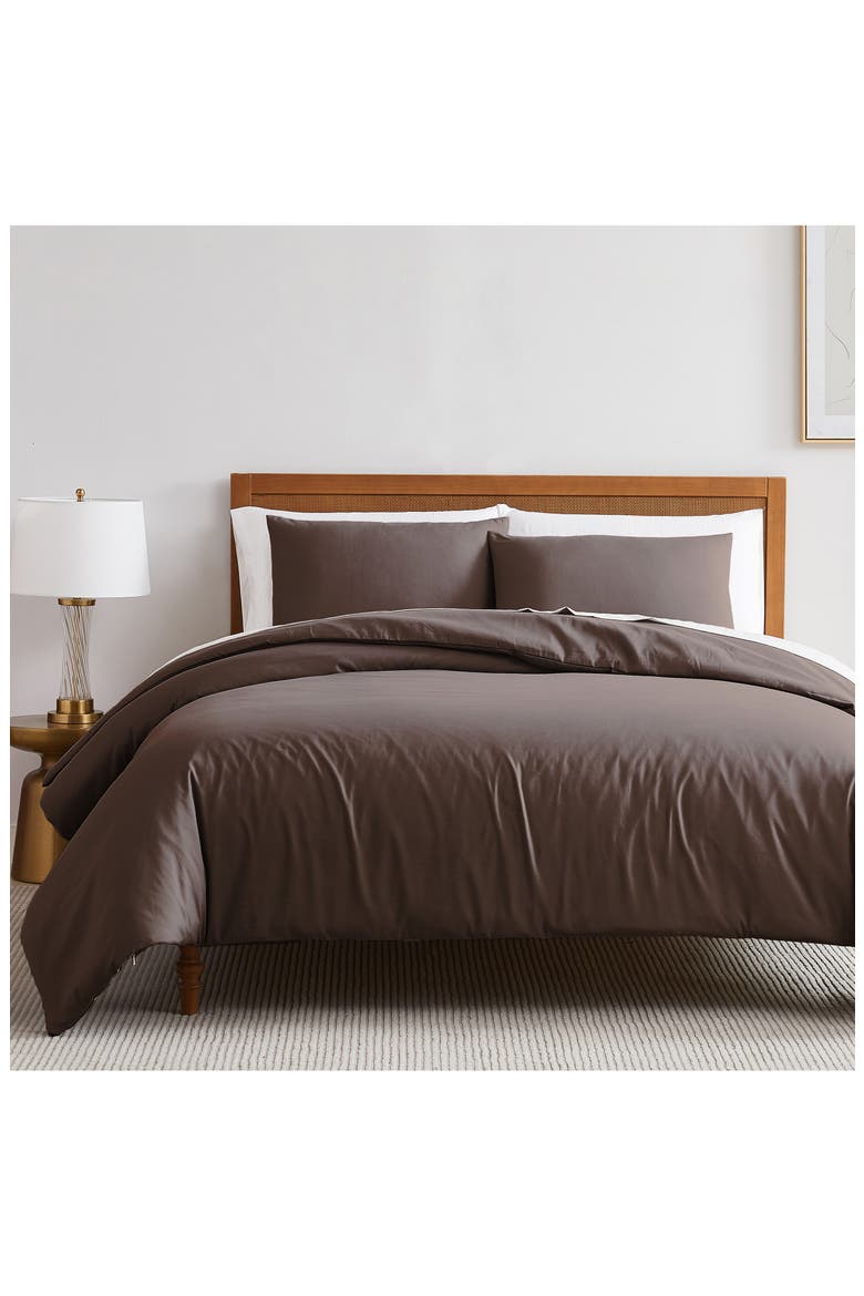 Vilano Springs Duvet Cover Set, Alternate, color, CHOCOLATE BROWN