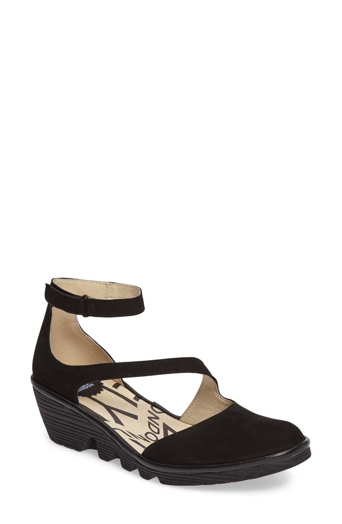 Plan Pump, Main, color, BLACK NUBUCK LEATHER