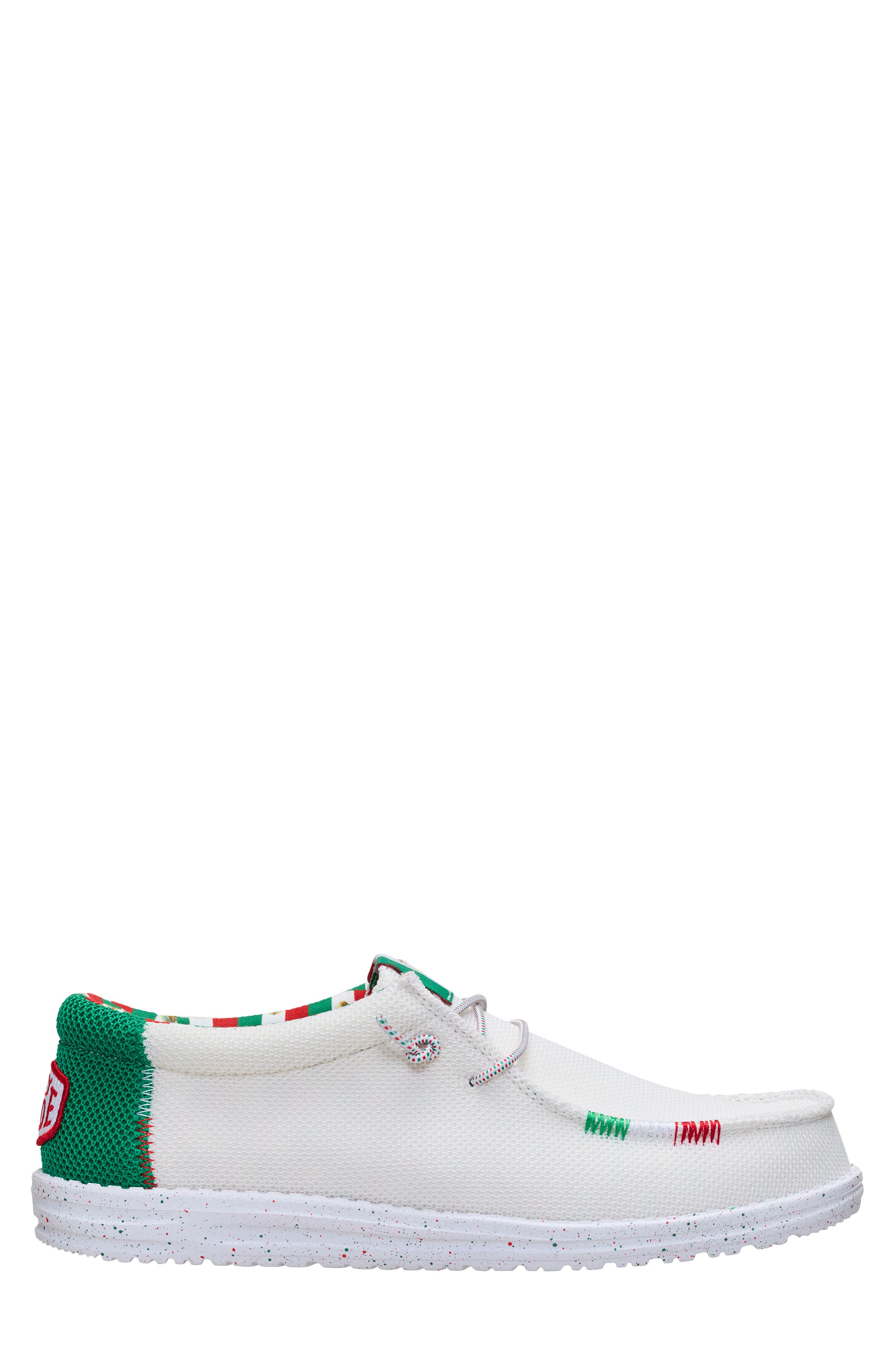 Hey Dude Wally Lace-Up Shoe, Alternate, color, White