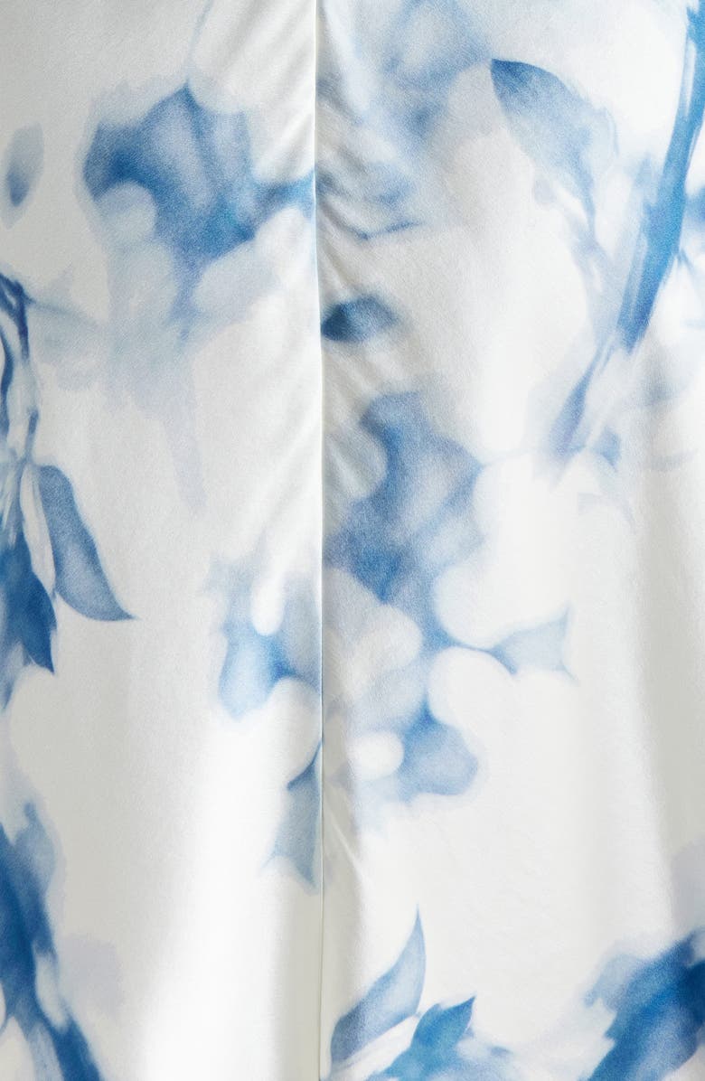 Lunya x Grace Dines Washable Silk Nightgown, Alternate, color, Whispered Bloom Large