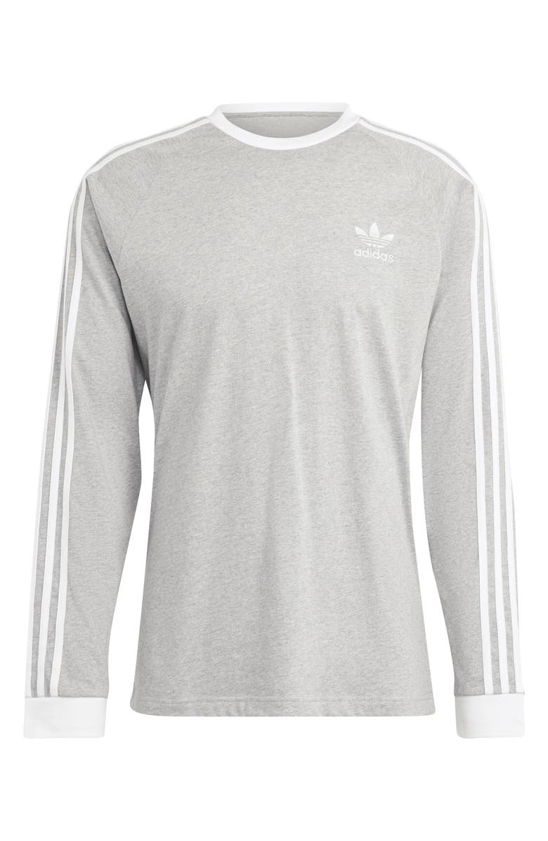 adidas Adicolor Classics 3-Stripes Long Sleeve Cotton T-Shirt, Alternate, color, 