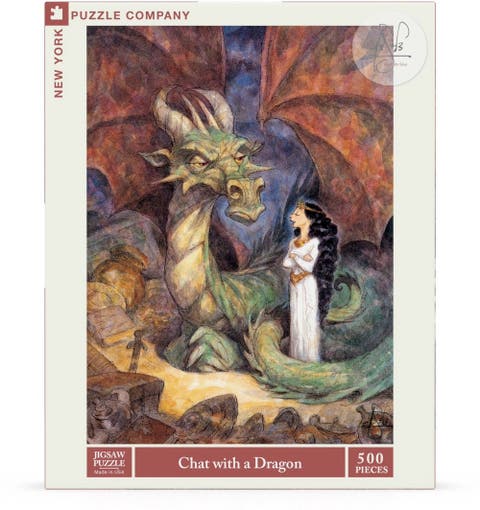 Chat with a Dragon 500 Piece Puzzle