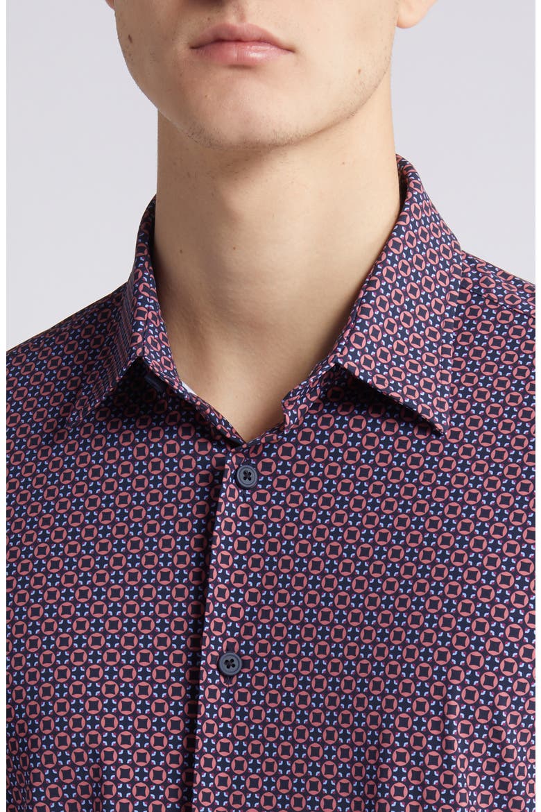 Roan Ken Short Sleeve Button-Up Shirt, Alternate, color, OPEN RD