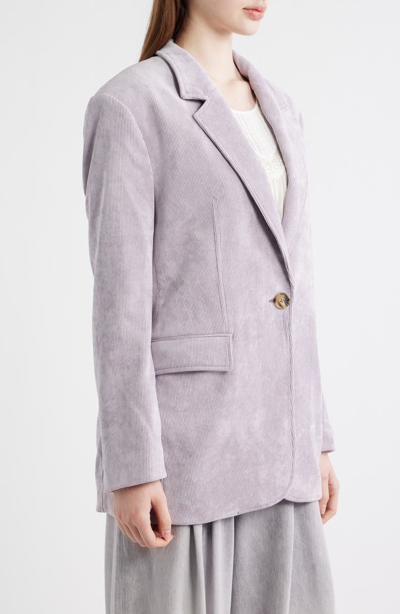 BOSS Jacodi One-Button Corduroy Jacket, Alternate, color, Lt Past/Pr