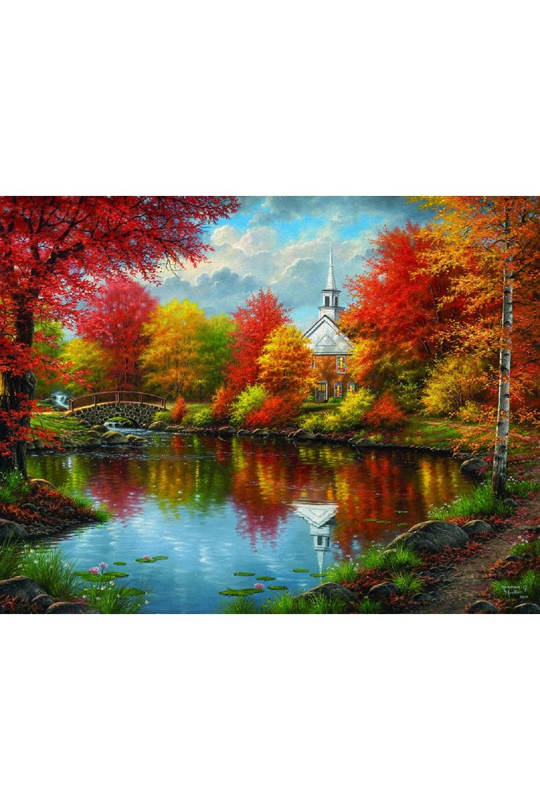 Autumn Tranquility 1000 piece Jigsaw Puzzle for Adults Large Pieces, Alternate, color, Multicolor
