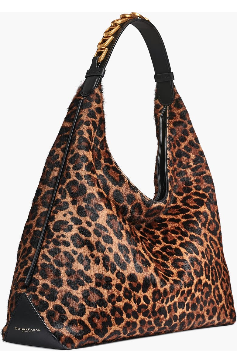 Donna Karan New York Belmore Leopard Small Shoulder, Alternate, color,