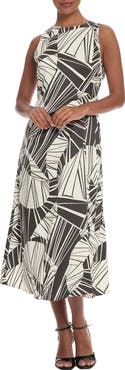 Maggy London Woven Midi Dress