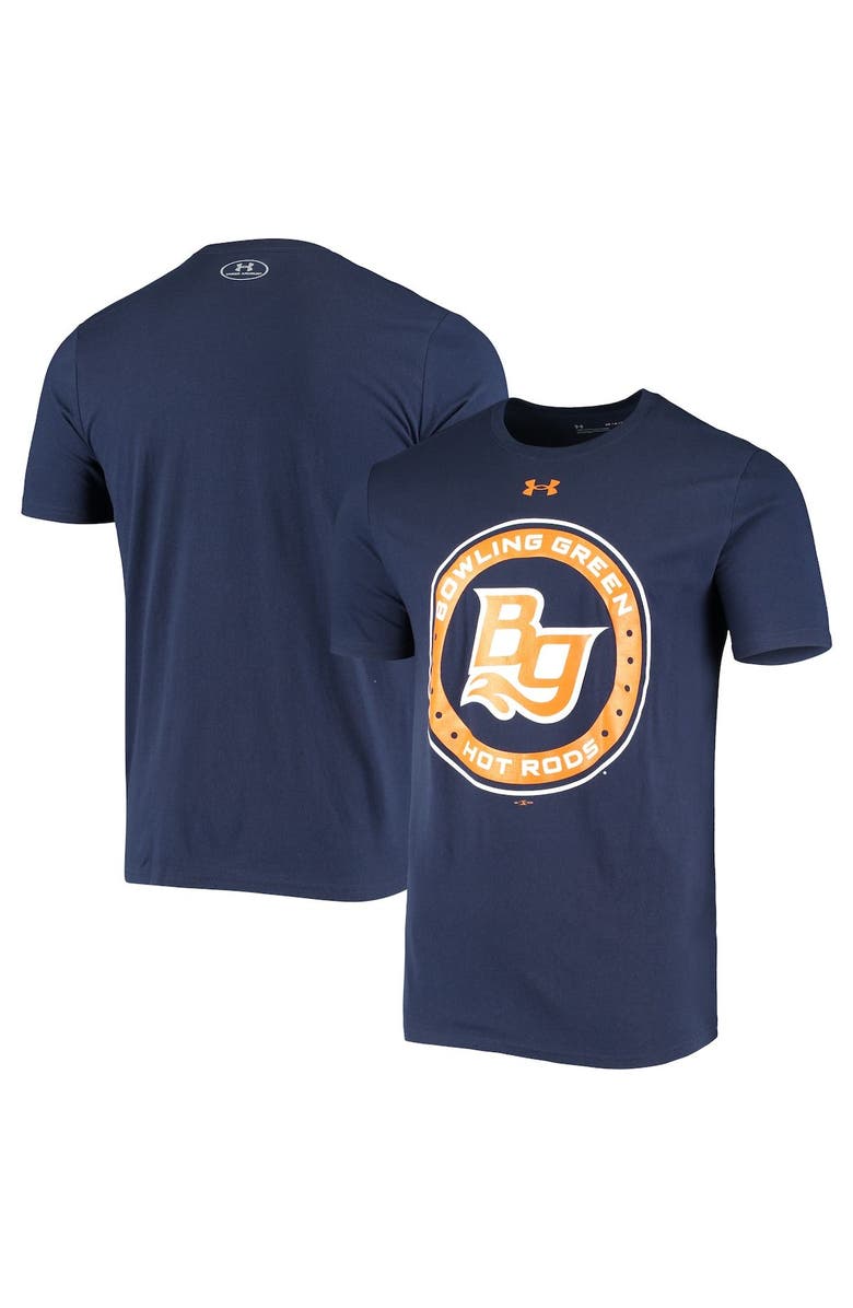 Under Armour Men's Under Armour Navy Bowling Green Hot Rods T-Shirt, Main, color, 