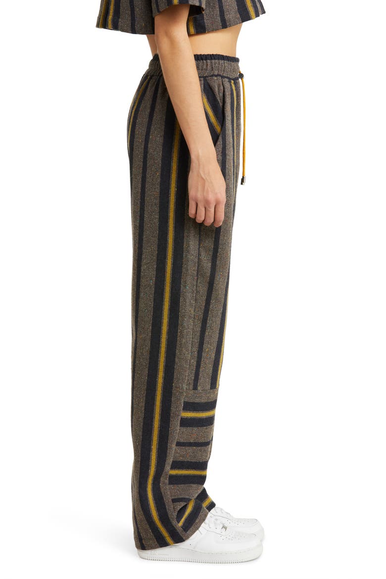 Blocked Ease Silk Pants, Alternate, color, MULTI STRIPE