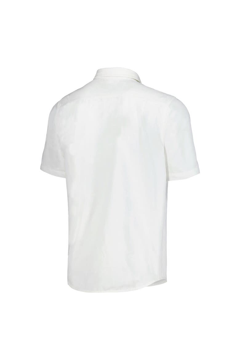 Men's Tommy Bahama White Cal Bears Coconut Point Palm Vista IslandZone Camp Button-Up Shirt, Alternate, color, White