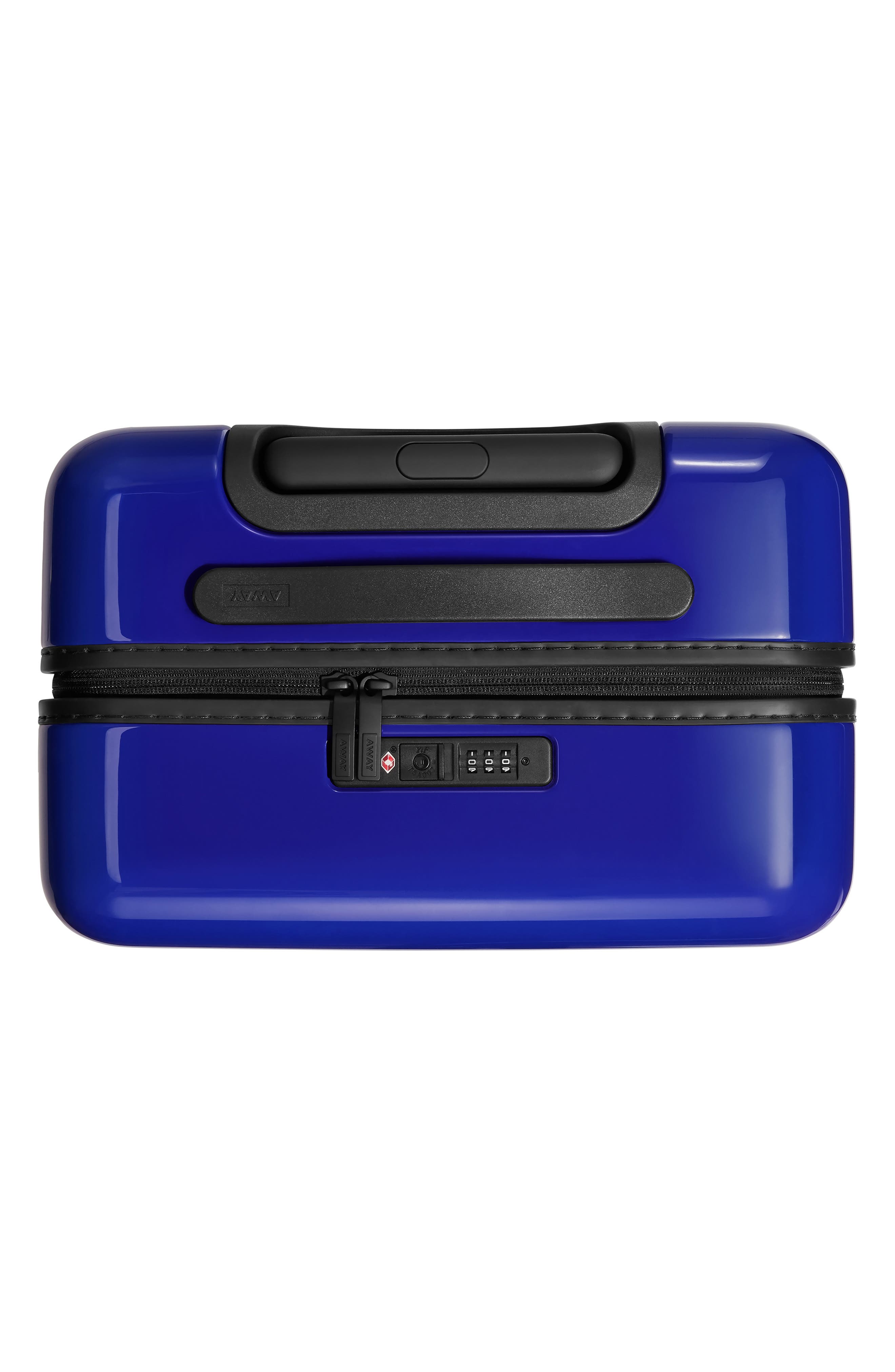 Away The Bigger Carry-On Suitcase, Alternate, color, Wave Blue