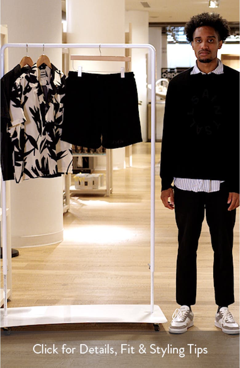 Gregory Basket Weave Knit Drawstring Shorts, sales video thumbnail