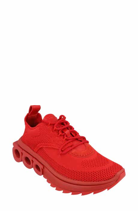 FERRAGAMO Nima Knit Low Top Sneaker