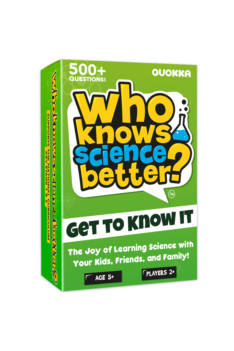 Who Knows Better? Trivia Card Games for Kids & Family, Main, color, Science