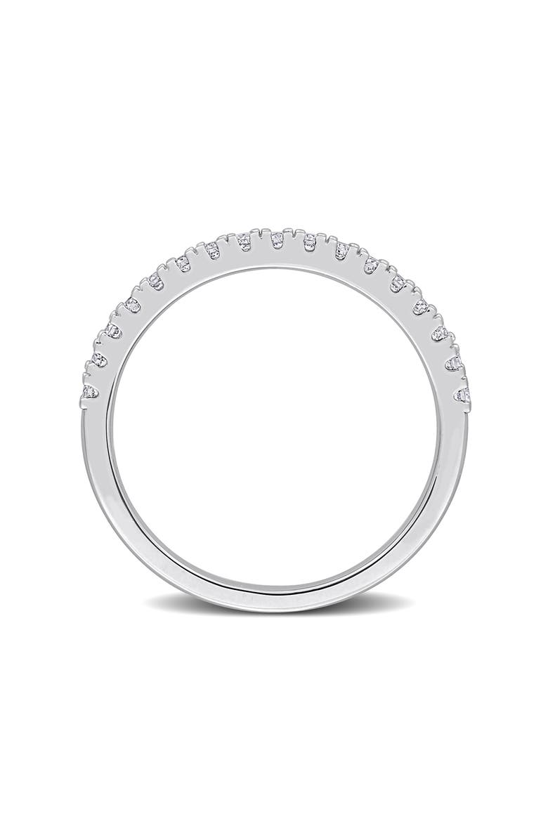 Created Forever Sterling Silver Lab Grown Diamond Anniversary Band Ring, Alternate, color, White/ Silver