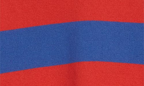 Bode Clubhouse Logo Embroidered Stripe Pocket T-shirt In Multi