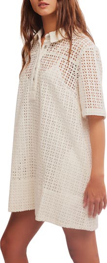 Remino Eyelet Minidress