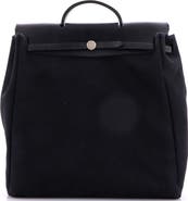 Pre-Owned Hermes Herbag Toile and Leather GM