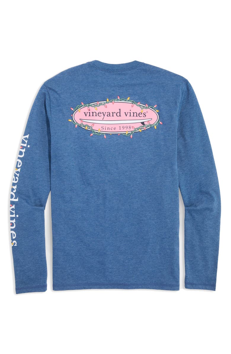 vineyard vines Holiday Board Long Sleeve Graphic T-Shirt, Alternate, color,