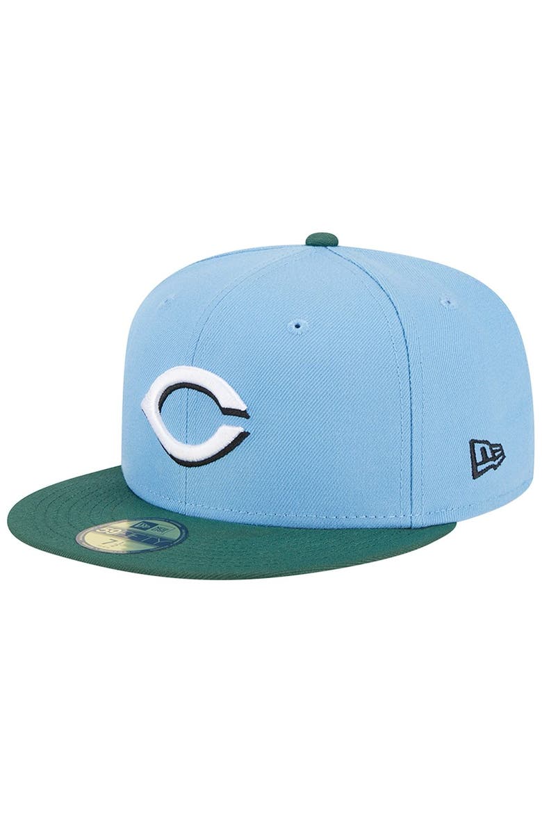 Men's New Era  Sky Blue/Cilantro Cincinnati Reds 1988 MLB All-Star Game 59FIFTY Fitted Hat, Alternate, color, Light Blue