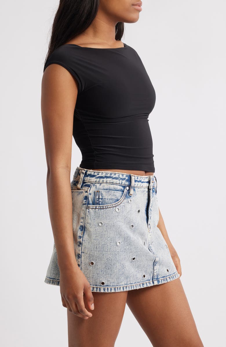 BDG Urban Outfitters Cap Sleeve Backless Top, Alternate, color, 