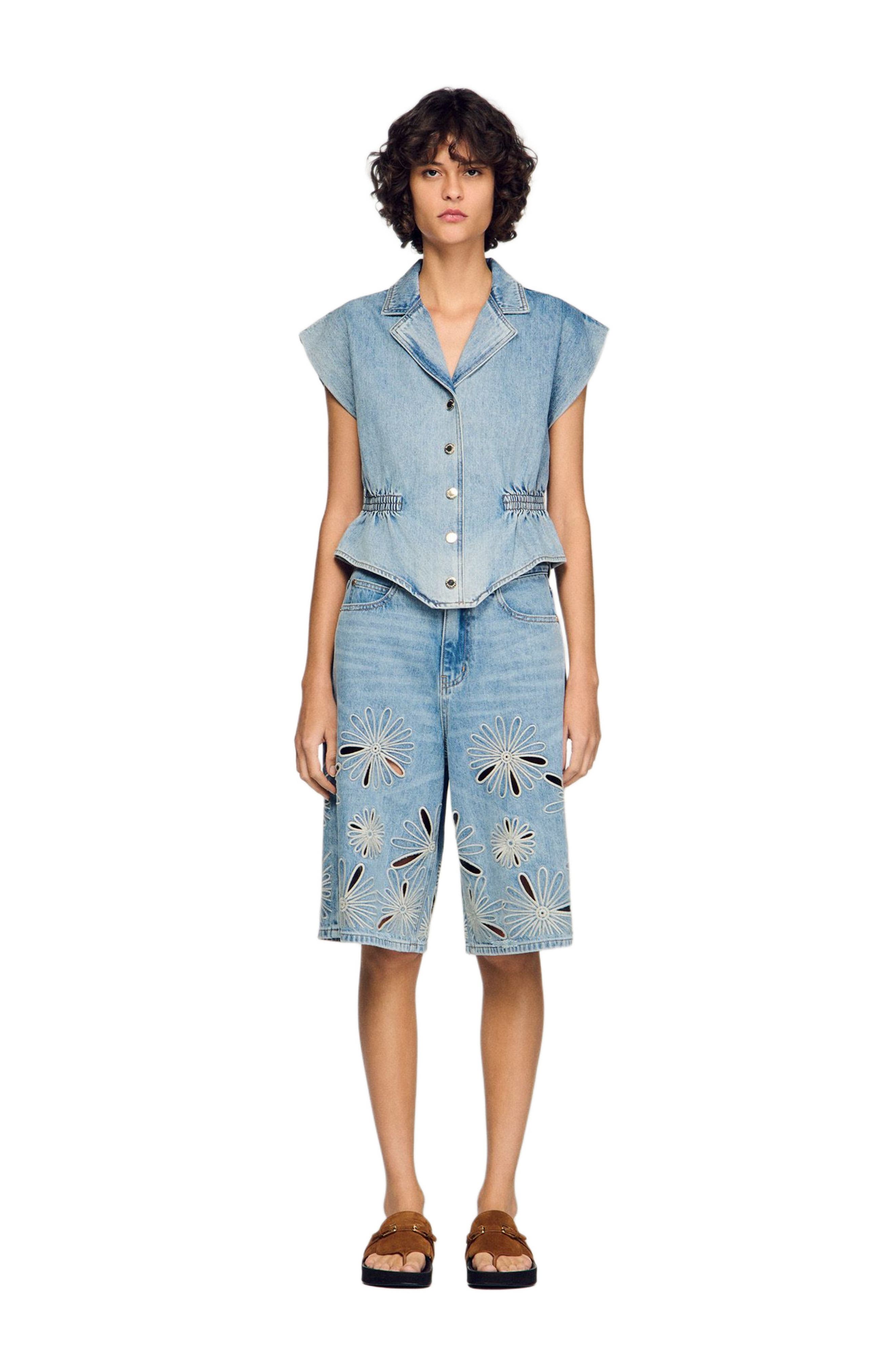 Denim top - image 2