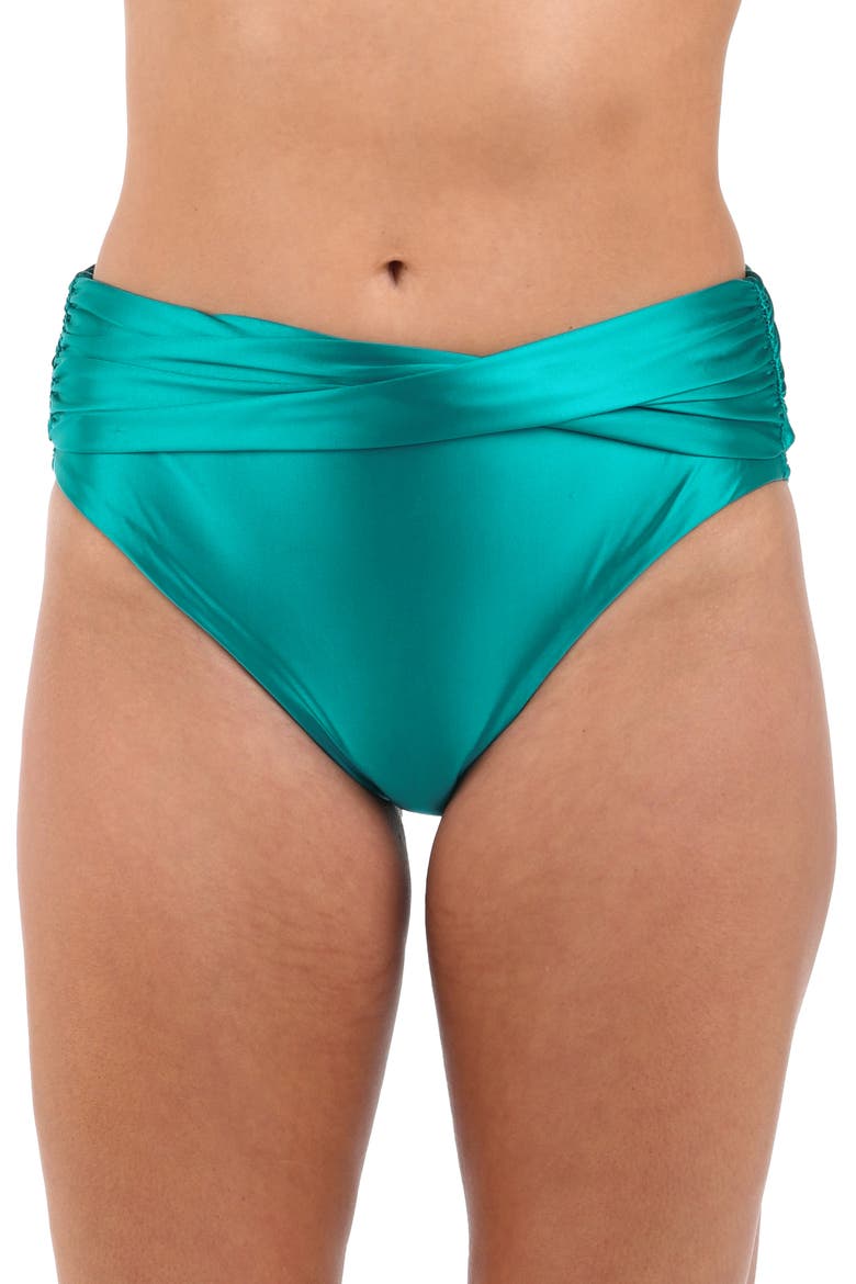 Earth Twisted Bikini Bottoms, Main, color, TEAL