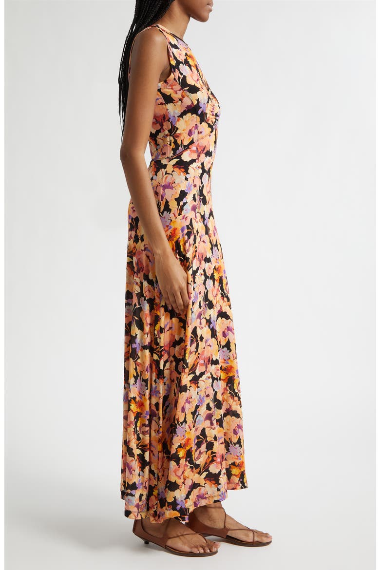 Lina Floral Maxi Dress, Alternate, color, NIGHT BLOOM