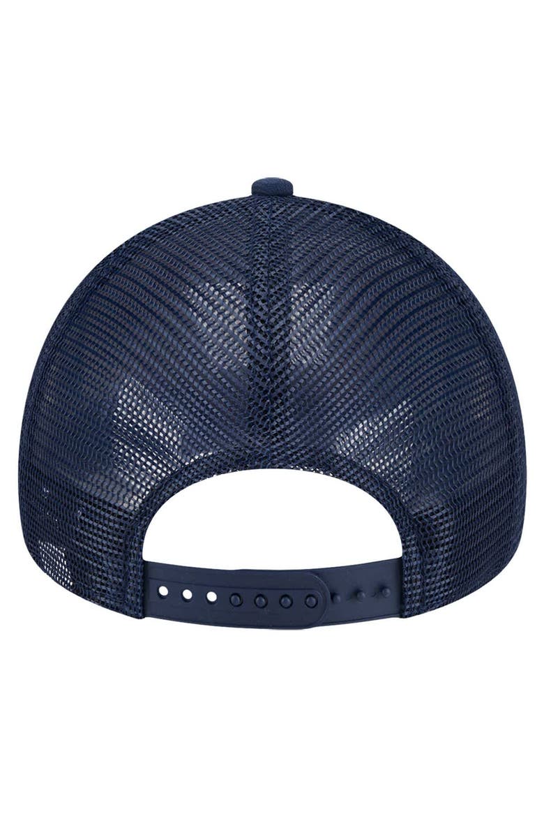 New Era Men's New Era Navy/Red Washington Wizards Tip Off A-Frame Trucker 9FORTY Adjustable Hat, Alternate, color, Navy