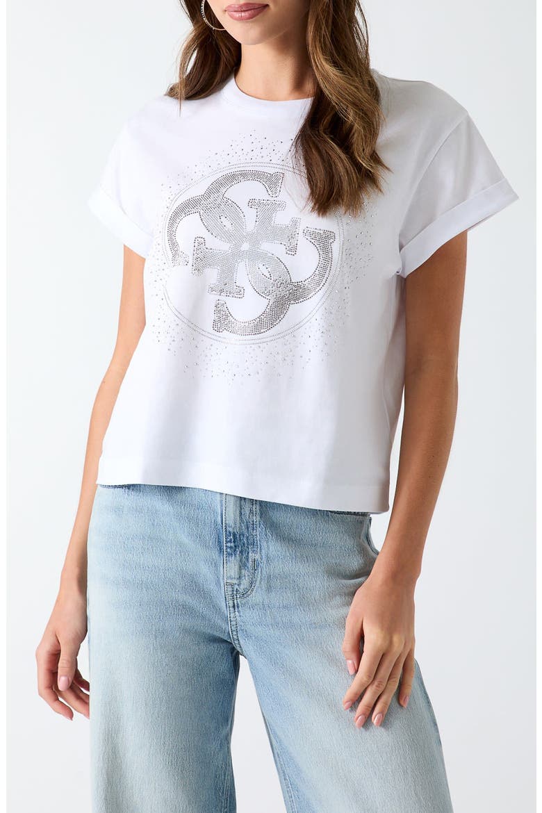Hotfix Logo Graphic T-Shirt, Main, color, WHITE