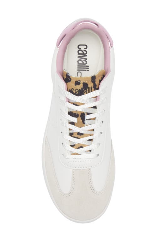 Roberto Cavalli Low Top Sneaker In White