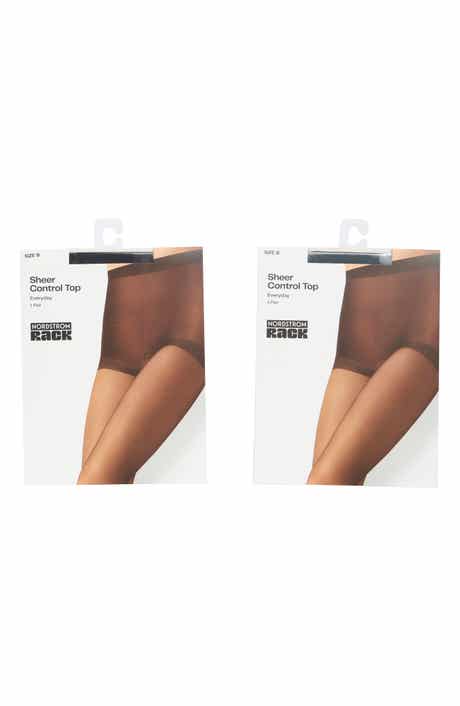 NORDSTROM RACK 2-Pack Sheer Control Top Pantyhose