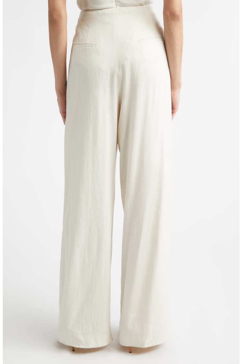 High Waist Wide Leg Pants, Alternate, color, BONE