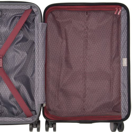 Delsey Paris Alexis Hardside 3-piece (21"/25"/29") Expandable Spinner Luggage Set In Burgundy