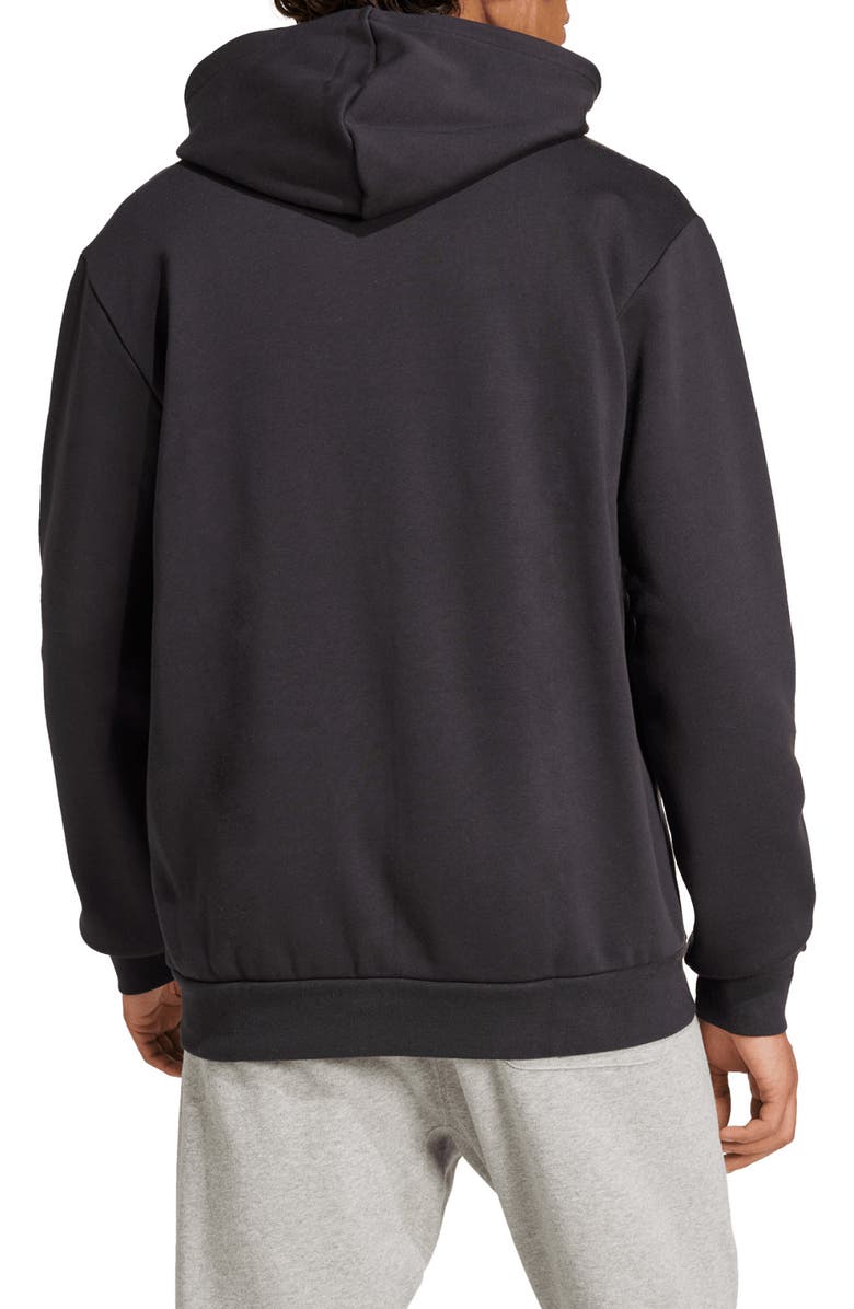 adidas Brand Love Fleece Hoodie, Alternate, color, 