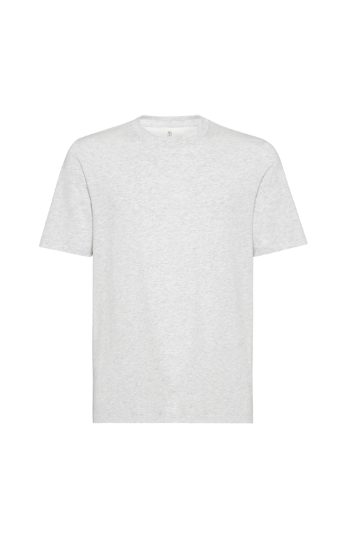 Brunello Cucinelli Crew-neck T-shirt In Gray