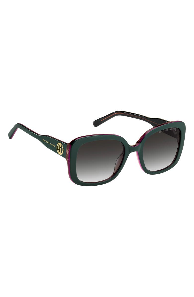 54mm Gradient Square Sunglasses