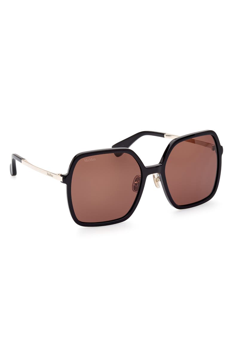 Max Mara 59mm Square Sunglasses, Alternate, color, 