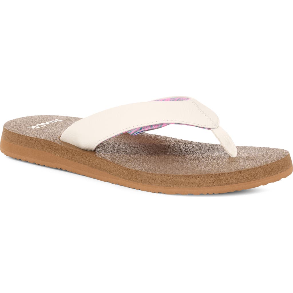 Sanuk Yoga Mat Ii Flip Flop In Brown