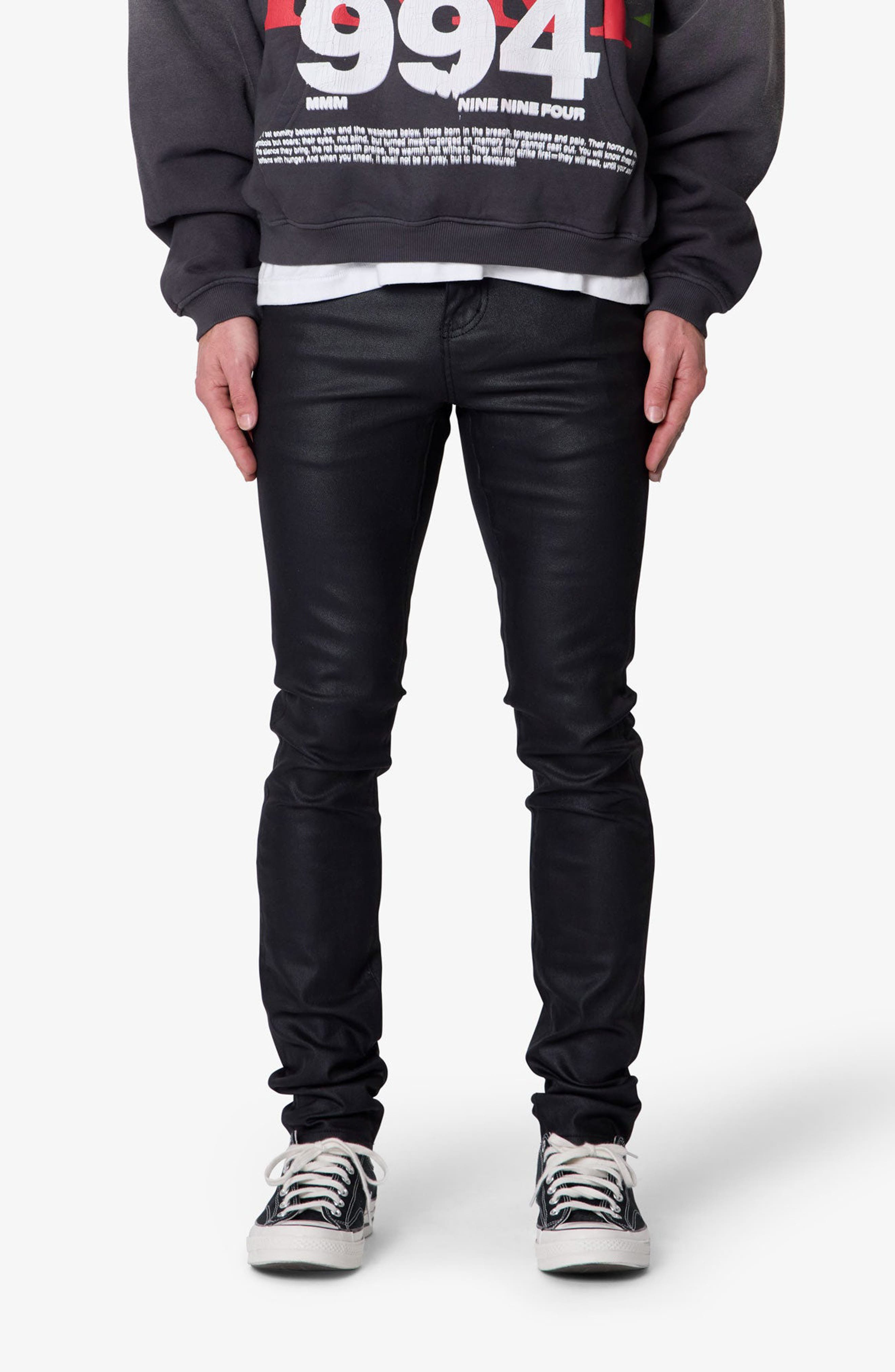 Skinny Waxed Jeans