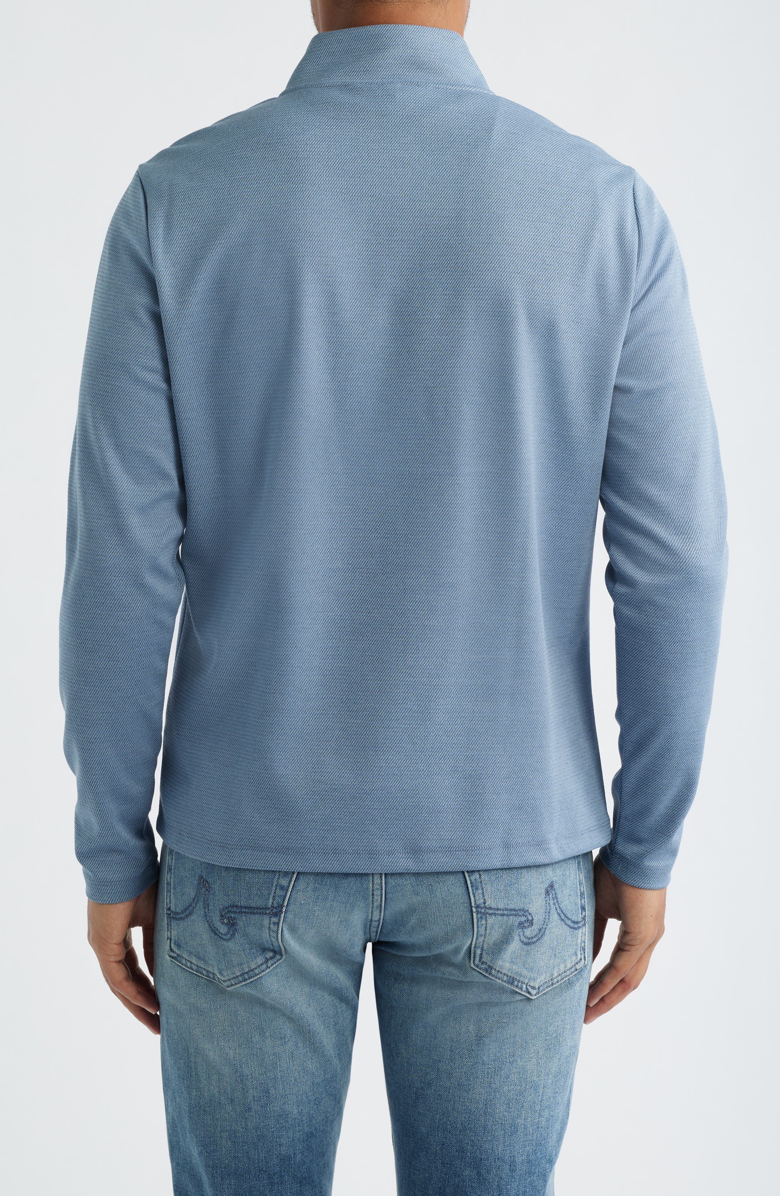 Мужские свитеры Robert Barakett Rupert Quarter Zip Pullover — фото 2